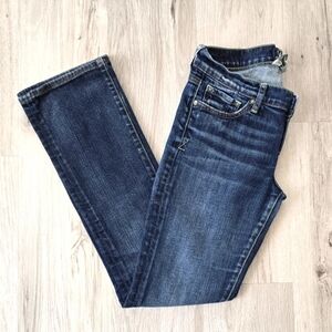 Lucky Brand | Zoe Boot 79 medium wash distressed low-rise denim jeans | WMS 28"
